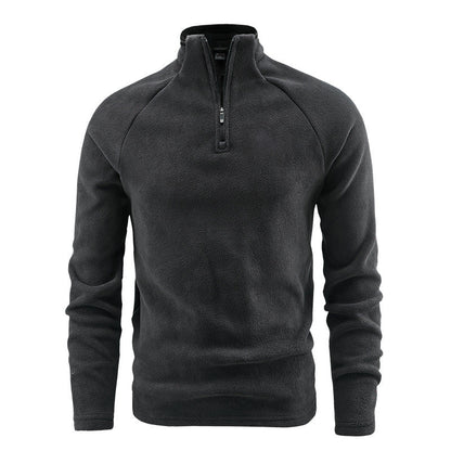 💖Soldes ! Prix cassés💖Sweat chaud pour homme en polaire avec col montant
