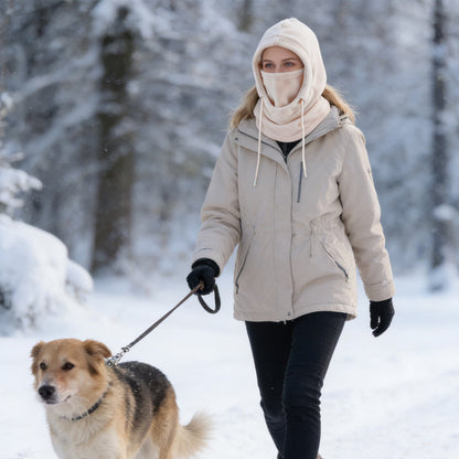 Masque facial et cagoule thermiques d'hiver tout-en-un
