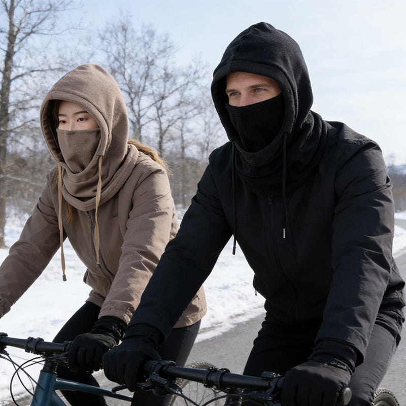 Masque facial et cagoule thermiques d'hiver tout-en-un