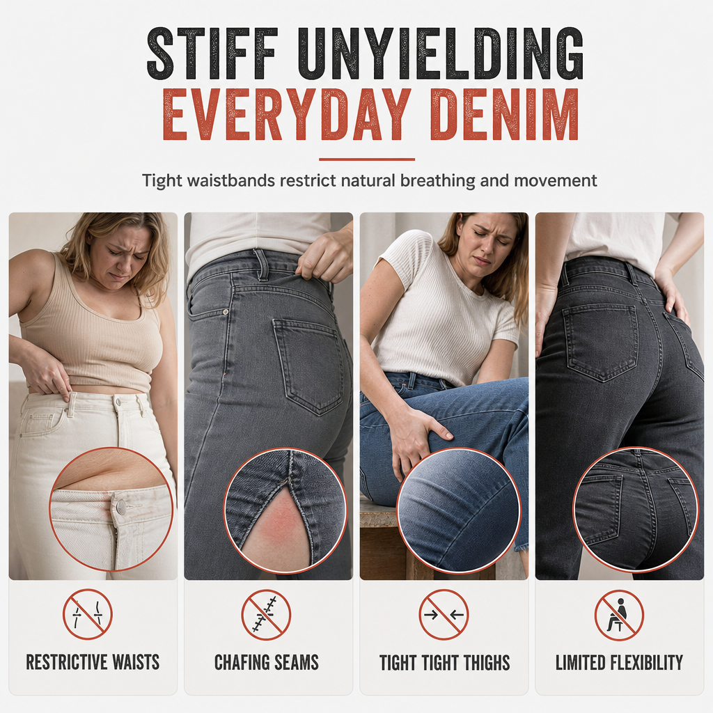 Jeans extensibles pour femmes grandes tailles, taille mi-haute, pantalons en jean à jambe barrée courte avec ourlet retroussé et poches plaquées cousues