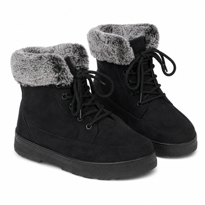 Bottes de neige hautes d'hiver pour femme, doublure épaissie, bottes chaudes pour temps froid