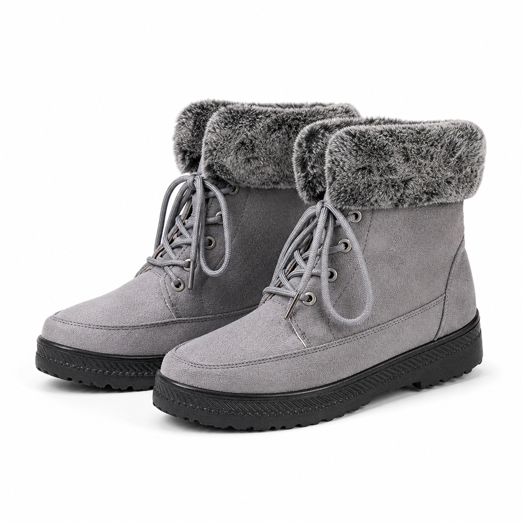 Bottes de neige hautes d'hiver pour femme, doublure épaissie, bottes chaudes pour temps froid