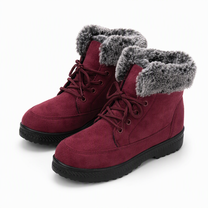 Bottes de neige hautes d'hiver pour femme, doublure épaissie, bottes chaudes pour temps froid