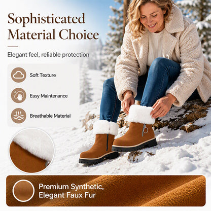 Bottes de neige d'hiver chaudes et antidérapantes pour femmes