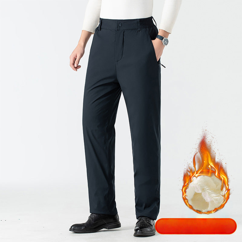 Pantalon thermique confortable pour homme avec genouillères en graphène