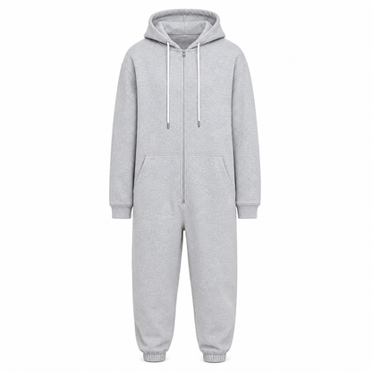 Ensemble de survêtement d'hiver pour homme avec sweat à capuche zippé intégral et pantalon de jogging