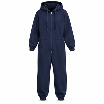 Ensemble de survêtement d'hiver pour homme avec sweat à capuche zippé intégral et pantalon de jogging