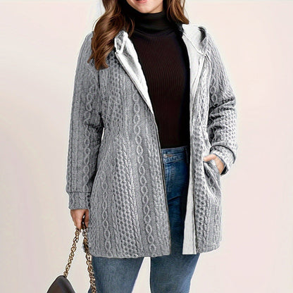 📢Livraison gratuite 📢60% DE RÉDUCTION ! ⏳⏰ Veste Ample à Capuche avec Tissage Texturé – Confort Ultra-Doux, Coupe Flatteuse & Style Élégant en 5 Couleurs ⚡