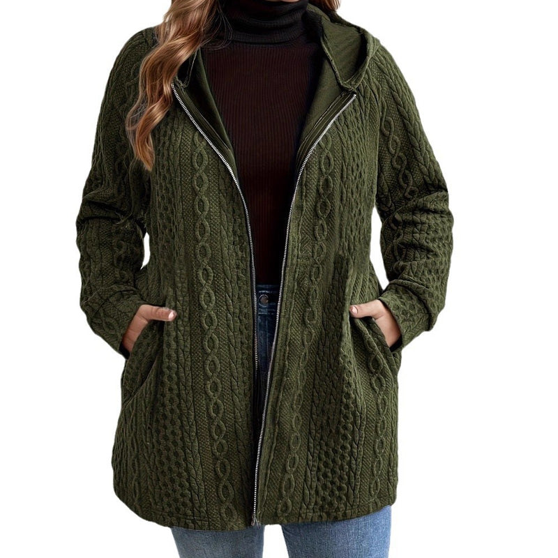 📢Livraison gratuite 📢60% DE RÉDUCTION ! ⏳⏰ Veste Ample à Capuche avec Tissage Texturé – Confort Ultra-Doux, Coupe Flatteuse & Style Élégant en 5 Couleurs ⚡