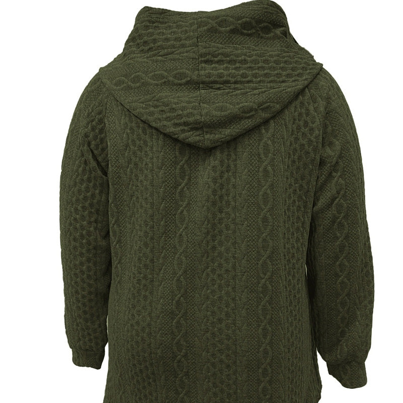📢Livraison gratuite 📢60% DE RÉDUCTION ! ⏳⏰ Veste Ample à Capuche avec Tissage Texturé – Confort Ultra-Doux, Coupe Flatteuse & Style Élégant en 5 Couleurs ⚡