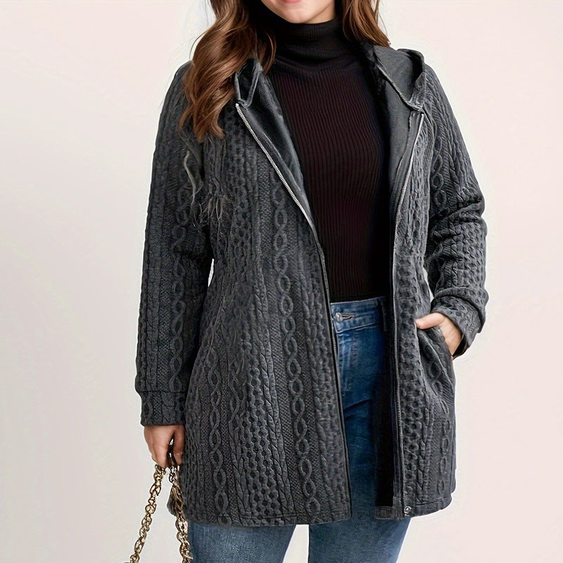 📢Livraison gratuite 📢60% DE RÉDUCTION ! ⏳⏰ Veste Ample à Capuche avec Tissage Texturé – Confort Ultra-Doux, Coupe Flatteuse & Style Élégant en 5 Couleurs ⚡
