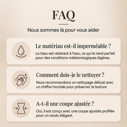 Blouson en simili cuir près du corps pour femme