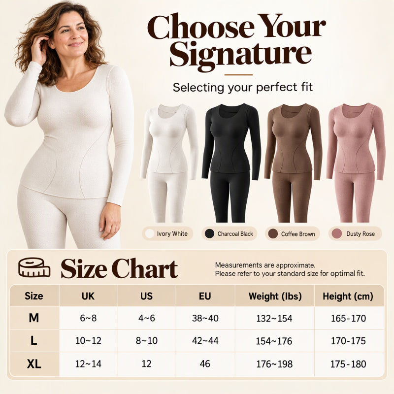 💖Offre exceptionnelle du Black Friday – 50 % de réduction !💖 ✨Ensemble de sous-vêtements thermiques sans coutures et auto-chauffants pour femme