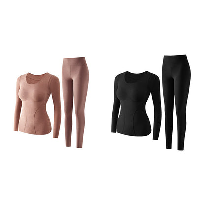 💖Offre exceptionnelle du Black Friday – 50 % de réduction !💖 ✨Ensemble de sous-vêtements thermiques sans coutures et auto-chauffants pour femme