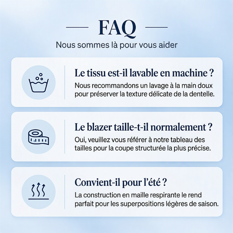 💖Soldes ! Prix cassés💖Veste en dentelle florale élégante pour femme à découpes