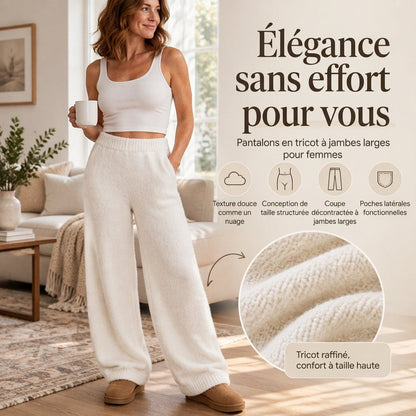 Pantalon large doux et confortable pour femmes