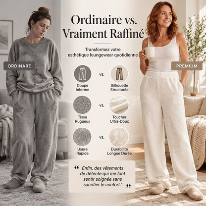 Pantalon large doux et confortable pour femmes