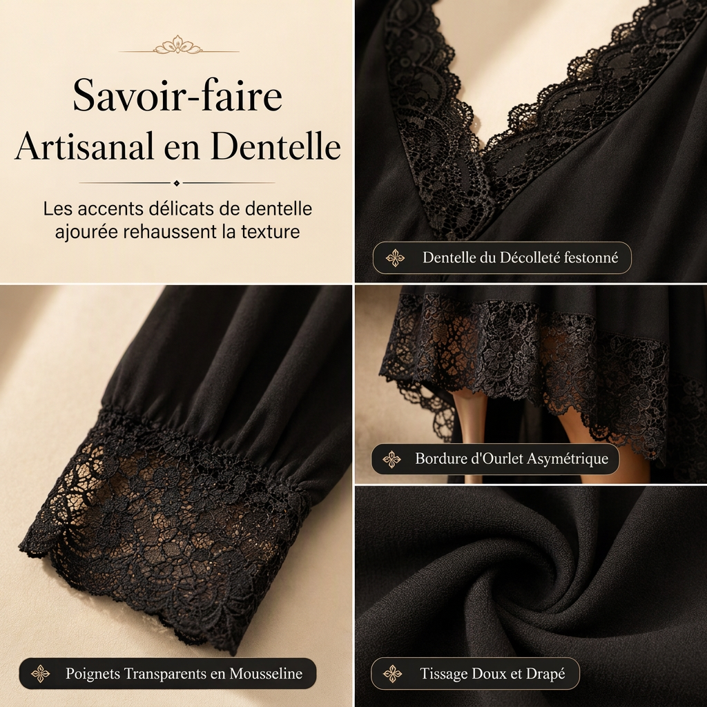 Robe classique pour femme, portée au quotidien