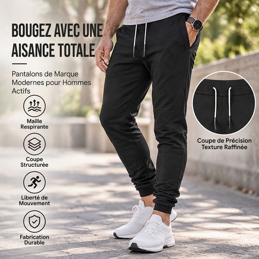 Joggers décontractés de sport pour hommes, coupe slim