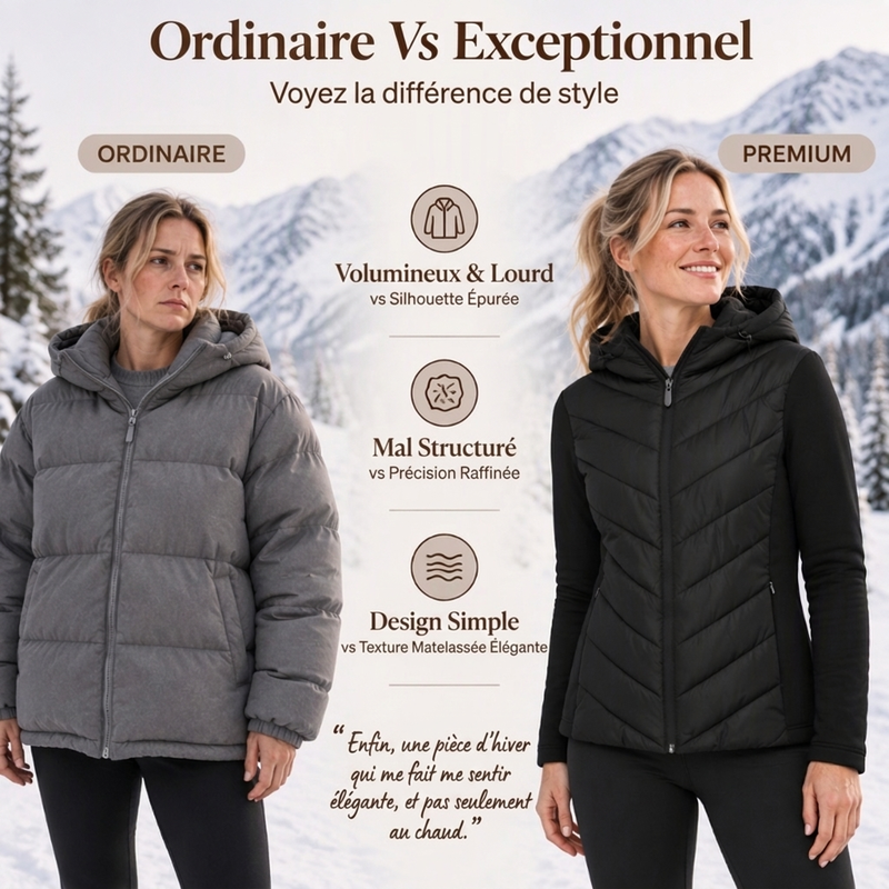 💖Soldes ! Prix cassés💖Veste matelassée patchou à capuche pour femme