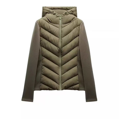 💖Soldes ! Prix cassés💖Veste matelassée patchou à capuche pour femme
