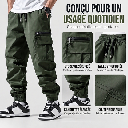 ✨ Pantalon cargo décontracté à plusieurs poches pour homme : facile à porter au quotidien 👖