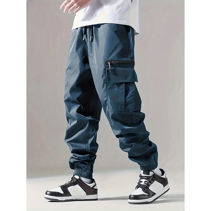 ✨ Pantalon cargo décontracté à plusieurs poches pour homme : facile à porter au quotidien 👖