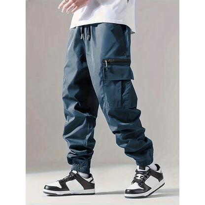 ✨ Pantalon cargo décontracté à plusieurs poches pour homme : facile à porter au quotidien 👖