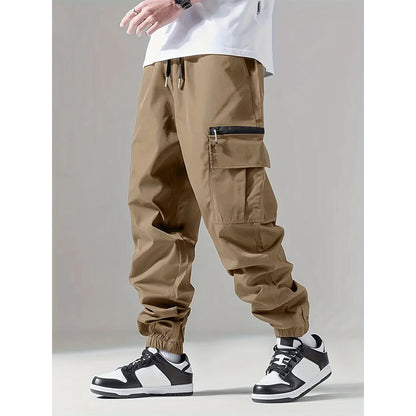 ✨ Pantalon cargo décontracté à plusieurs poches pour homme : facile à porter au quotidien 👖