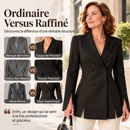 ✨ Blazer élégant à double boutonnage pour femme : facile à porter au quotidien 🧥