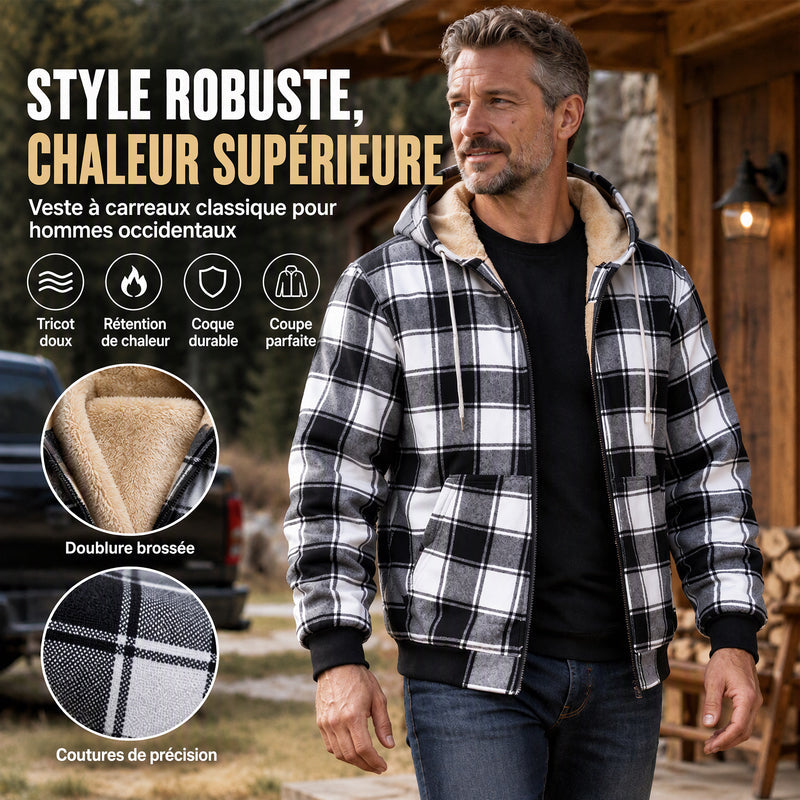 ✨ Veste thermique pour homme, décontractée à capuche : chaude et facile à porter au quotidien 🧥