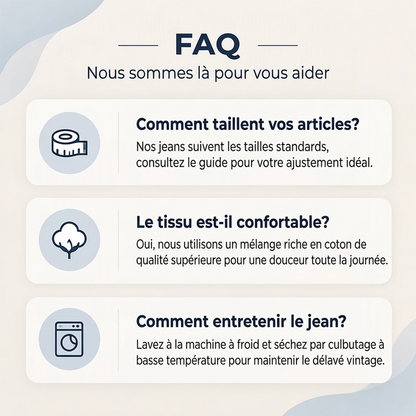 ✨ Jeans femme taille haute, coupe courte et droite : facile à porter au quotidien 👖