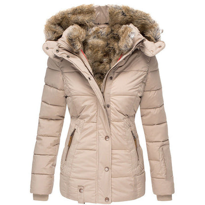 ✨ Veste matelassée à capuche pour femme, coupe ajustée : facile à porter au quotidien 🧥