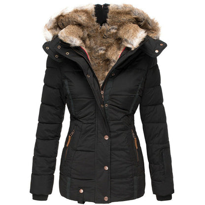 ✨ Veste matelassée à capuche pour femme, coupe ajustée : facile à porter au quotidien 🧥
