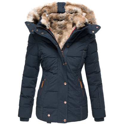✨ Veste matelassée à capuche pour femme, coupe ajustée : facile à porter au quotidien 🧥