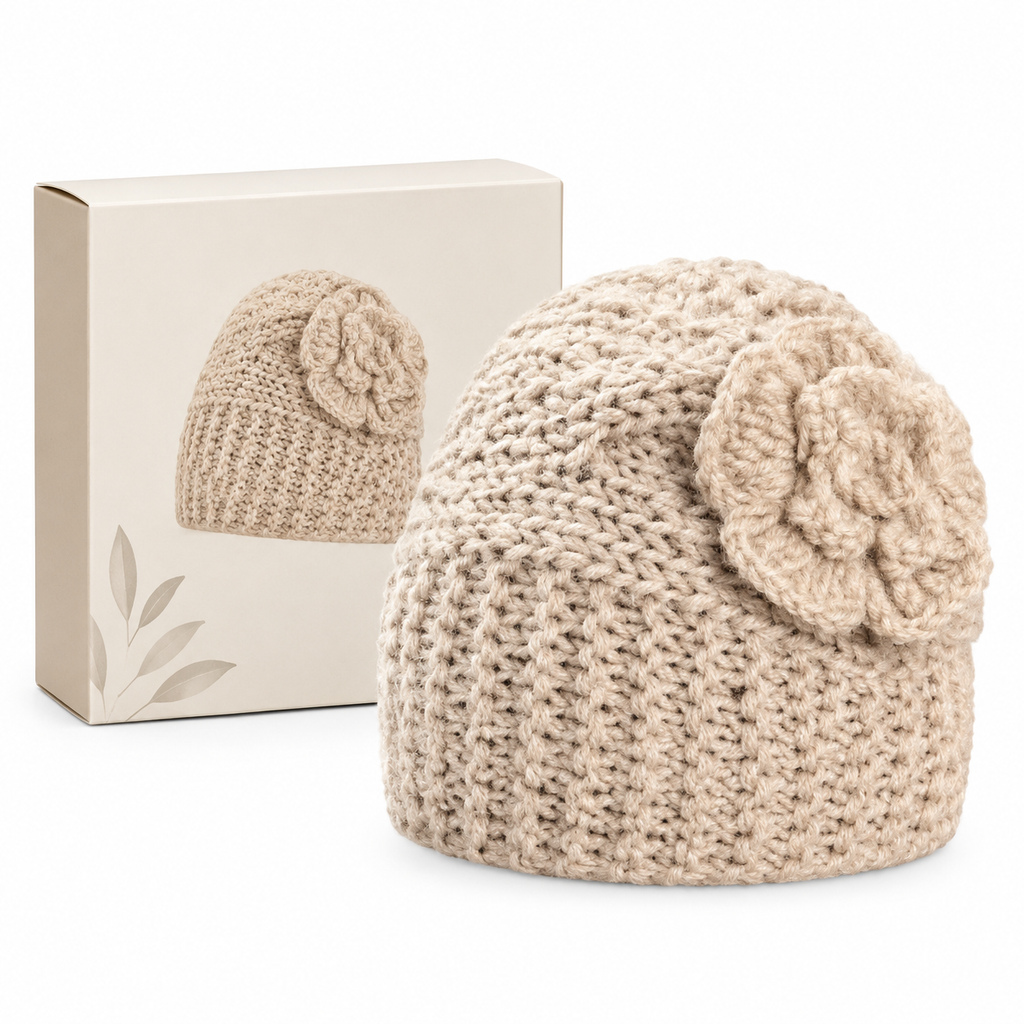Bandeau Tricoté d'Hiver Chaud pour Femme, Protège-Oreilles Large à Motifs Floraux, Accessoire Cheveux