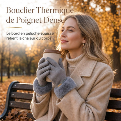 ✨ Gants thermiques d’hiver pour femmes, compatibles avec les écrans tactiles : coupe-vent, chauds et pensés pour le vélo comme la conduite 🧤