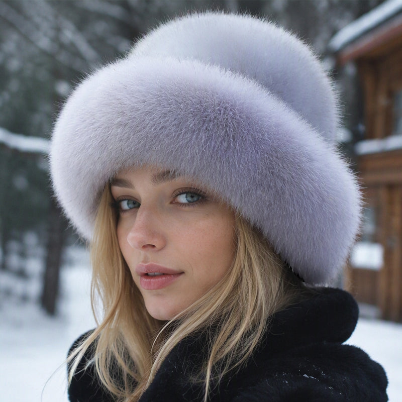 ✨ Ce chapeau pour femme en fausse fourrure mise sur la chaleur et l’élégance, facile à porter au quotidien 🧢
