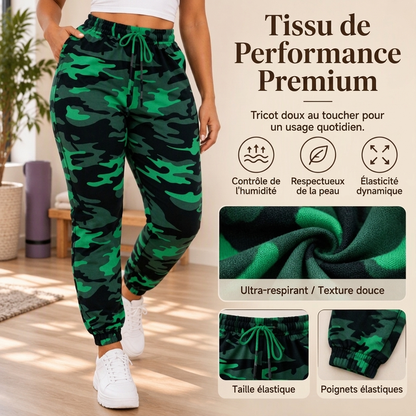 ✨ Joggers cargo pour femme, décontractés et à motif camouflage : faciles à porter au quotidien