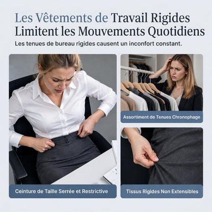 Ensemble deux pièces décontracté pour femmes : haut à manches longues et pantalon large, tenue de bureau pour automne-hiver
