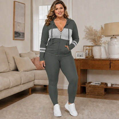 ✨ Ensemble 2 pièces pour femme : sweat à capuche et pantalon, facile à porter au quotidien 👖