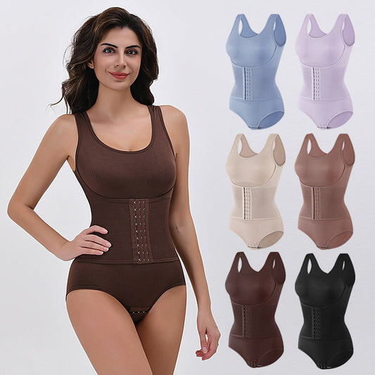 Body sculptant amincissant sans couture à effet ventre plat