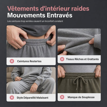 Ensemble deux pièces avec pantalon long, haut et pantalon assortis