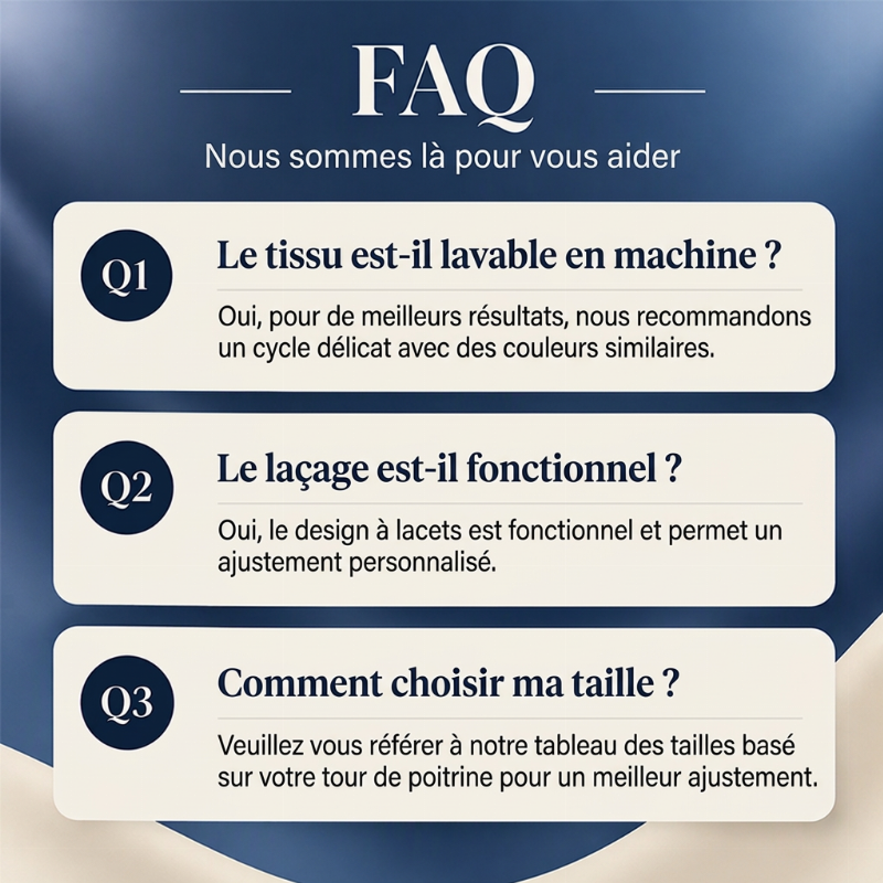 Haut en velours à laçage avec effet deux pièces pour femme