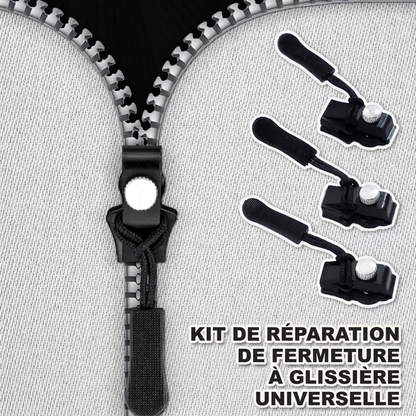 Kit universel de réparation de fermeture éclair