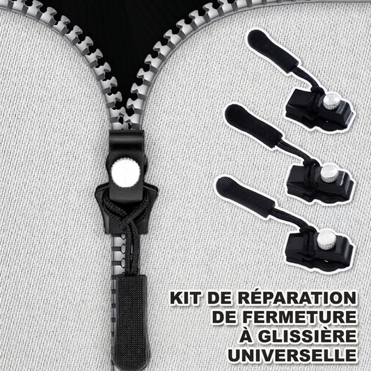 Kit universel de réparation de fermeture éclair