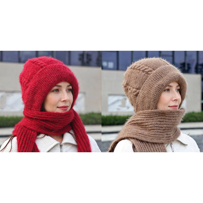 Écharpe à capuche chaude d'hiver pour femmes