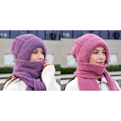 Écharpe à capuche chaude d'hiver pour femmes