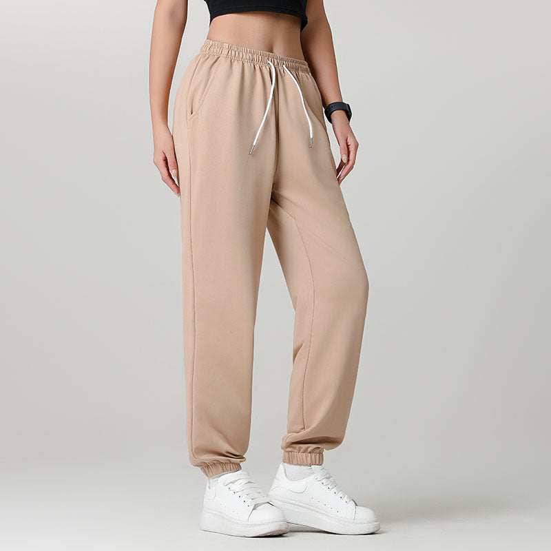 Joggers décontractés de sport pour femmes avec cordon de serrage