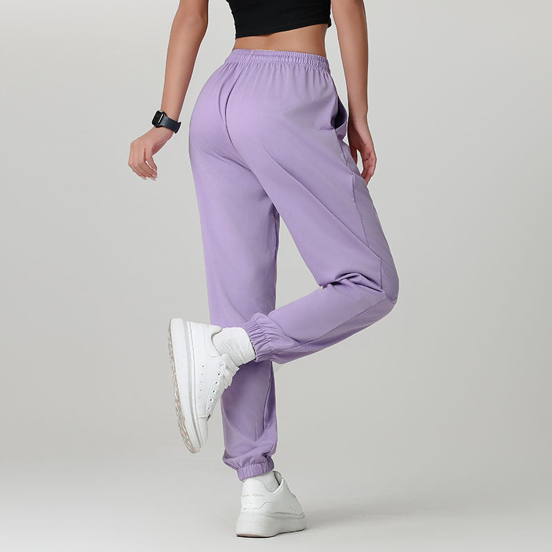 Joggers décontractés de sport pour femmes avec cordon de serrage